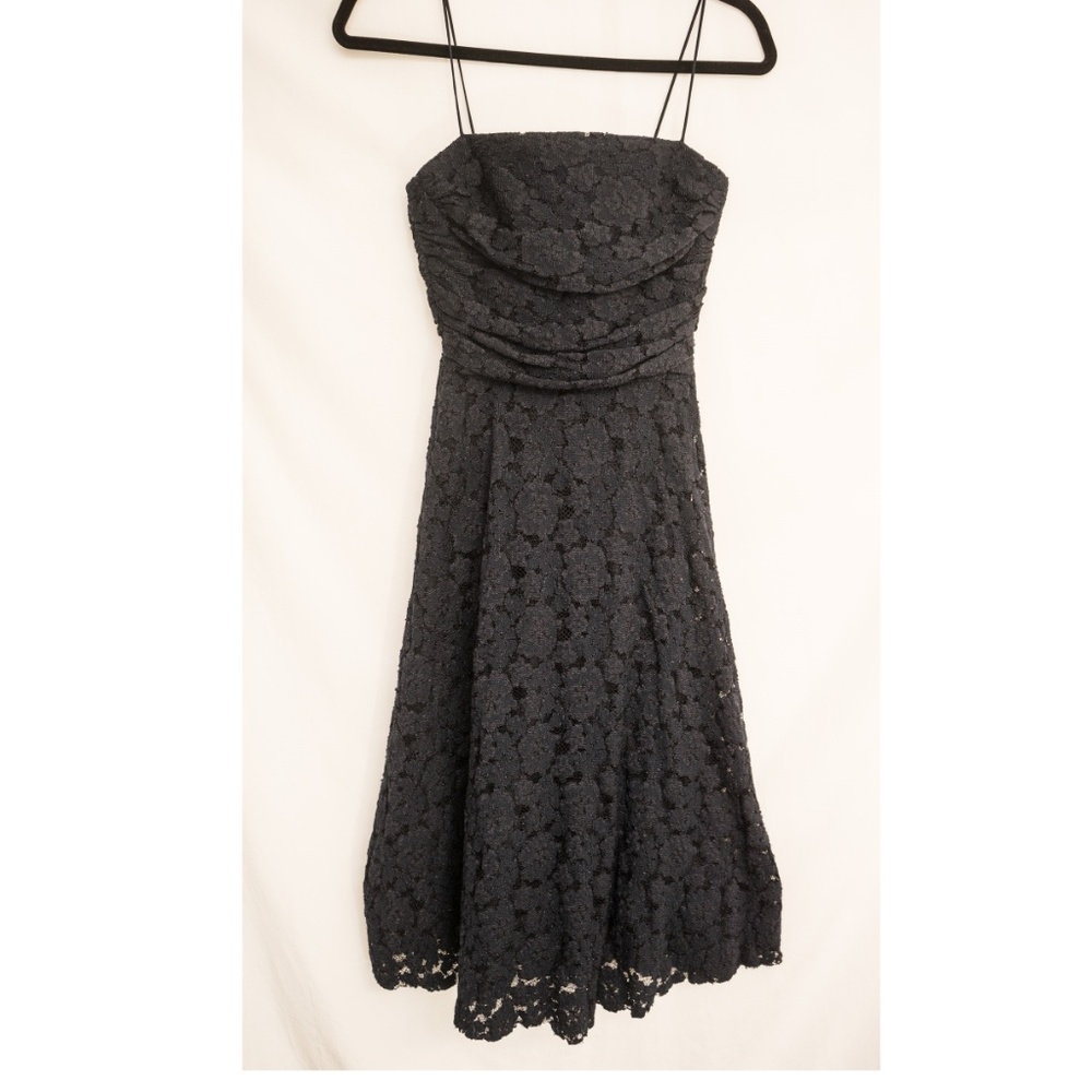 Eliza J Navy Blue Lace Strappy Dress 6